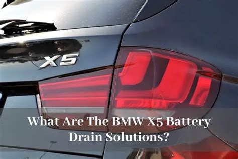 The guy said it was a good battery - no need to get a new one. . Bmw sleep mode battery drain